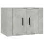 Muebles para TV de pared 2 uds gris hormigón 57x34,5x40 cm de vidaXL, Muebles TV - Ref: Foro24-3188338, Precio: 71,24 €, Desc...