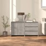 Concrete Gray Manufactured Wood 2-Piece Sideboard by vidaXL, Sideboards - Ref: Foro24-3098060, Price: 138,71 €, Discount: %