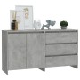 Concrete Gray Manufactured Wood 2-Piece Sideboard by vidaXL, Sideboards - Ref: Foro24-3098060, Price: 138,71 €, Discount: %