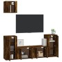 Set de muebles de TV 5 pzas madera contrachapada roble ahumado de vidaXL, Muebles TV - Ref: Foro24-3188587, Precio: 184,36 €,...