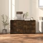 2-piece smoked oak manufactured wood sideboard by vidaXL, Sideboards - Ref: Foro24-3098062, Price: 148,89 €, Discount: %