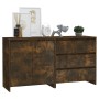 2-piece smoked oak manufactured wood sideboard by vidaXL, Sideboards - Ref: Foro24-3098062, Price: 148,89 €, Discount: %