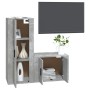 Set de muebles de TV 2 pzas madera contrachapada gris hormigón de vidaXL, Muebles TV - Ref: Foro24-3188722, Precio: 99,27 €, ...