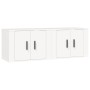 Wall TV furniture 2 pcs white 57x34.5x40 cm by vidaXL, TV Furniture - Ref: Foro24-3188334, Price: 73,99 €, Discount: %