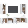 4-teiliges TV-Möbelset aus Sperrholz weiß von vidaXL, TV-Möbel - Ref: Foro24-3188694, Preis: 225,73 €, Rabatt: %