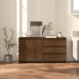 2-piece manufactured wood brown oak sideboard by vidaXL, Sideboards - Ref: Foro24-3098064, Price: 152,34 €, Discount: %