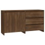 2-teiliges Sideboard aus braunem Eichenholz von vidaXL, Sideboards - Ref: Foro24-3098064, Preis: 151,44 €, Rabatt: %