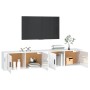 Wand-TV-Schränke 2 Stück glänzend weiß 100x34,5x40 cm von vidaXL, TV-Möbel - Ref: Foro24-3188368, Preis: 136,09 €, Rabatt: %