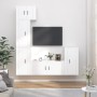 Set de muebles para TV 5 piezas madera contrachapada blanco de vidaXL, Muebles TV - Ref: Foro24-3188614, Precio: 250,88 €, De...