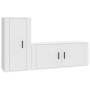 Set de muebles de TV 2 piezas madera contrachapada blanco de vidaXL, Muebles TV - Ref: Foro24-3188486, Precio: 114,19 €, Desc...