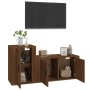 TV furniture set, 2 pieces, plywood, brown oak by vidaXL, TV Furniture - Ref: Foro24-3188469, Price: 94,56 €, Discount: %