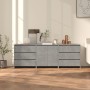 Dreiteiliges Sideboard aus betongrauem Holzwerkstoff von vidaXL, Sideboards - Ref: Foro24-3098068, Preis: 217,06 €, Rabatt: %