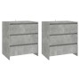 Concrete Gray Manufactured Wood 3-Piece Sideboard by vidaXL, Sideboards - Ref: Foro24-3098068, Price: 219,37 €, Discount: %