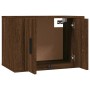 Set de muebles para TV 3 pzas madera contrachapada roble marrón de vidaXL, Muebles TV - Ref: Foro24-3188389, Precio: 116,99 €...