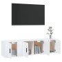 3-piece white plywood TV furniture set by vidaXL, TV Furniture - Ref: Foro24-3188398, Price: 99,85 €, Discount: %