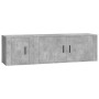 TV furniture set 2 pieces concrete gray plywood by vidaXL, TV Furniture - Ref: Foro24-3188426, Price: 85,80 €, Discount: %