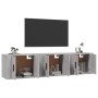 Muebles para TV de pared 3 uds gris Sonoma 57x34,5x40 cm de vidaXL, Muebles TV - Ref: Foro24-3188348, Precio: 125,99 €, Descu...