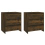 3-piece manufactured wood sideboard in smoked oak color by vidaXL, Sideboards - Ref: Foro24-3098070, Price: 220,38 €, Discoun...