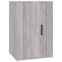 TV furniture set 3 pieces Sonoma gray plywood by vidaXL, TV Furniture - Ref: Foro24-3188516, Price: 127,88 €, Discount: %