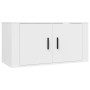 Set de muebles de TV 3 piezas madera contrachapada blanco de vidaXL, Muebles TV - Ref: Foro24-3188502, Precio: 120,95 €, Desc...