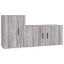 Set de muebles para TV 2 pzas madera contrachapada gris Sonoma de vidaXL, Muebles TV - Ref: Foro24-3188468, Precio: 90,16 €, ...