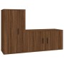 TV furniture set 2 pieces brown oak plywood by vidaXL, TV Furniture - Ref: Foro24-3188477, Price: 103,43 €, Discount: %