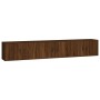 Wall TV furniture 3 pcs brown oak 80x34.5x40 cm by vidaXL, TV Furniture - Ref: Foro24-3188365, Price: 165,36 €, Discount: %