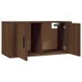 Wall TV furniture 3 pcs brown oak 80x34.5x40 cm by vidaXL, TV Furniture - Ref: Foro24-3188365, Price: 165,36 €, Discount: %