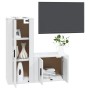 2-piece white plywood TV furniture set by vidaXL, TV Furniture - Ref: Foro24-3188718, Price: 93,46 €, Discount: %