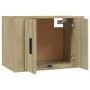 Wall-mounted TV furniture set, 3 units, Sonoma oak, 57x34.5x40 cm by vidaXL, TV Furniture - Ref: Foro24-3188345, Price: 125,5...