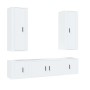 Set de muebles para TV 5 piezas madera contrachapada blanco de vidaXL, Muebles TV - Ref: Foro24-3188830, Precio: 218,39 €, De...