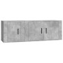 Set de muebles de TV 2 pzas madera contrachapada gris hormigón de vidaXL, Muebles TV - Ref: Foro24-3188410, Precio: 76,08 €, ...