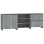 3-piece Sonoma gray manufactured wood sideboard by vidaXL, Sideboards - Ref: Foro24-3098079, Price: 192,04 €, Discount: %