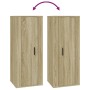 TV furniture set, 5 pieces, oak Sonoma plywood. by vidaXL, TV Furniture - Ref: Foro24-3188801, Price: 270,50 €, Discount: %