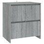 3-piece Sonoma gray manufactured wood sideboard by vidaXL, Sideboards - Ref: Foro24-3098079, Price: 192,04 €, Discount: %