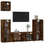 5-piece TV furniture set made of smoked oak plywood by vidaXL, TV Furniture - Ref: Foro24-3188787, Price: 198,55 €, Discount: %