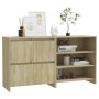 2-teiliges Sideboard aus Sonoma-Eiche von vidaXL, Sideboards - Ref: Foro24-3098083, Preis: 148,72 €, Rabatt: %