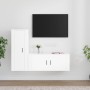 2-piece white plywood TV furniture set by vidaXL, TV Furniture - Ref: Foro24-3188734, Price: 120,24 €, Discount: %