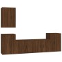 5-piece TV furniture set made of brown oak plywood by vidaXL, TV Furniture - Ref: Foro24-3188573, Price: 197,65 €, Discount: %