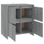 Aparadores 2 uds madera de ingeniería gris Sonoma 70x41x75 cm de vidaXL, Aparadores - Ref: Foro24-3098095, Precio: 140,99 €, ...