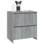 Aparadores 2 uds madera de ingeniería gris Sonoma 70x41x75 cm de vidaXL, Aparadores - Ref: Foro24-3098095, Precio: 140,99 €, ...