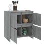 Aparadores 2 uds madera de ingeniería gris Sonoma 70x41x75 cm de vidaXL, Aparadores - Ref: Foro24-3098095, Precio: 140,99 €, ...