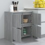 Aparadores 2 uds madera de ingeniería gris Sonoma 70x41x75 cm de vidaXL, Aparadores - Ref: Foro24-3098095, Precio: 140,99 €, ...