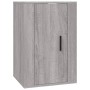 TV furniture set 4 pieces Sonoma gray plywood by vidaXL, TV Furniture - Ref: Foro24-3188548, Price: 154,69 €, Discount: %