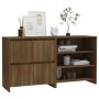 2-Piece Oak Brown Manufactured Wood Sideboard by vidaXL, Sideboards - Ref: Foro24-3098088, Price: 119,99 €, Discount: %