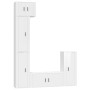 Set de muebles de TV 5 pzas madera contrachapada blanco brillo de vidaXL, Muebles TV - Ref: Foro24-3188800, Precio: 274,21 €,...