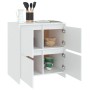 Aparadores 2 unidades madera contrachapada blanco 70x41x75 cm de vidaXL, Aparadores - Ref: Foro24-3098089, Precio: 177,83 €, ...