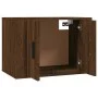 Wall TV cabinets 2 pcs brown oak 57x34.5x40 cm by vidaXL, TV Furniture - Ref: Foro24-3188341, Price: 79,69 €, Discount: %