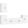 Set de muebles para TV 5 piezas madera contrachapada blanco de vidaXL, Muebles TV - Ref: Foro24-3188566, Precio: 182,58 €, De...