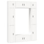 Set de muebles para TV 8 piezas madera contrachapada blanco de vidaXL, Muebles TV - Ref: Foro24-3188814, Precio: 404,73 €, De...